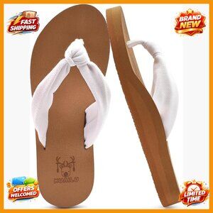 Arch Support Flip Flops with Yoga Mat Cushion for Women